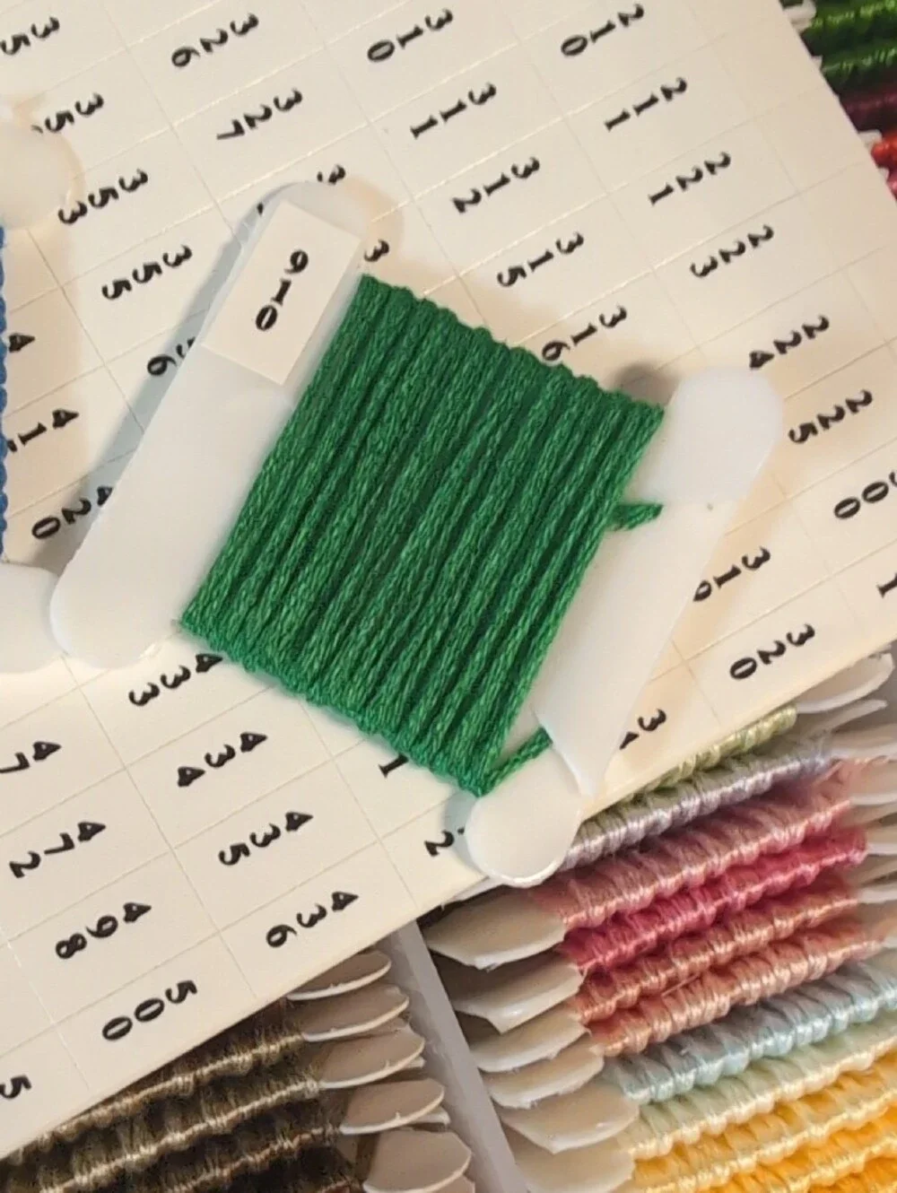 Thread Floss Storage Box By Darice - Multicolor Organizer With Floss Included